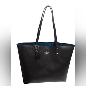 COACH Reversible City Tote Badlands Floral Shoulder Bag